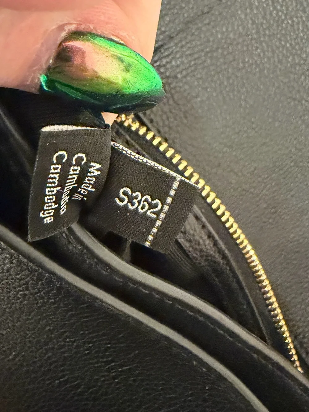 kate spade Black Pebbled Leather Flap Crossbody with Gold-Tone Hardware